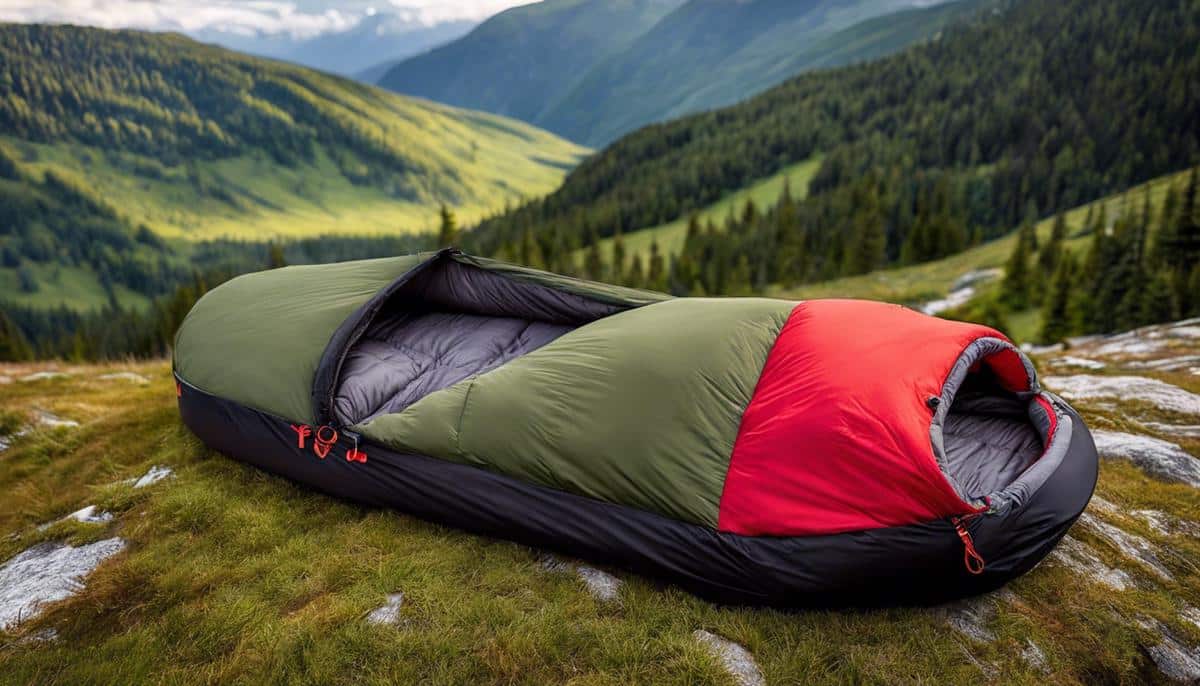 Image of a well-maintained sleeping bag with proper care, ready for the next outdoor adventure.